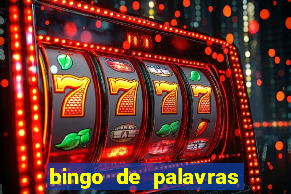 bingo de palavras de natal